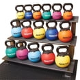 thumbnail image 1 of SSN 3-Tier Kettlebell Storage Rack, Steel Construction, 33"H x 45"W x 23"D, 78.5 lbs, 1 of 1