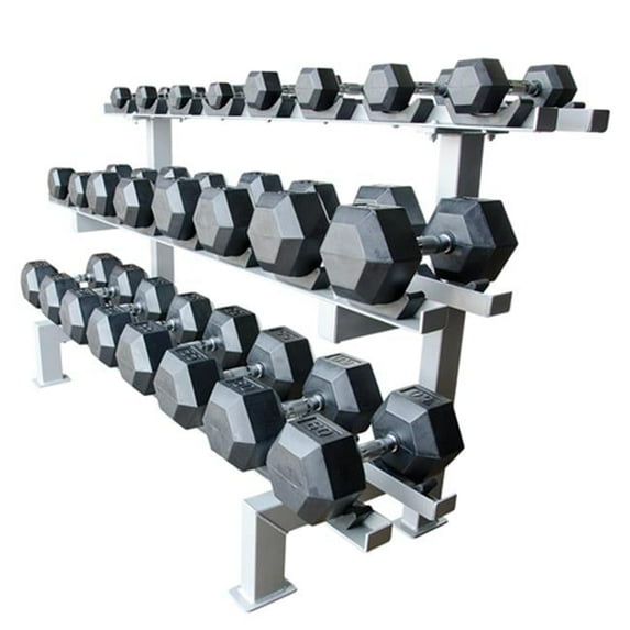 SSN 811100 Adjustable Dumbbell Racks 12 Per with Cradle