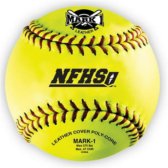 SSN 1236026 Mark 1 12 in. NFHS Softball, Pack of 12