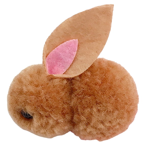 SSNTSY 1 PC 2.2" X 2.3" Plush Easter Bunny Miniature Stuffed Rabbit Tiny Bunny Toy Rabbit Plush Doll Soft Hanging Bunny Ornament for DIY Crafts Accessories Decorations Party Favors