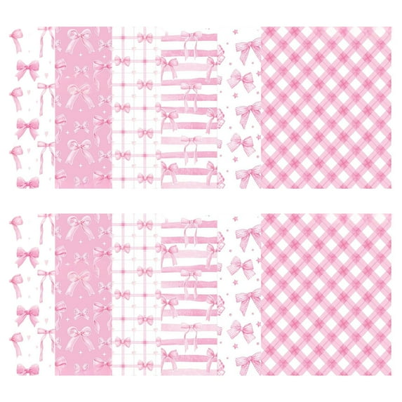 SSNTSY 12 Sheets Valentines Wrapping Paper Heart Print Gift Paper Valentine's Day Present Wrapper for Him Her