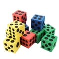 thumbnail image 1 of SSNTSY 12pcs Foam Dice, Soft Sided Dice Set, 6 Sided Dice Set, Square Dice, Colorful Foam Dice Cubes with Number Dots for Classrooms, Math Games, Building Toys, Party Supplies, 1 of 8