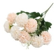 thumbnail image 1 of SSNTSY 1Pc 13.8" Artificial Hydrangeas Flower Fake Silk Hydrangea Flower 9 Heads Realistic Flower Stem Simulation Flower Bouquet for Wedding Table Centerpieces Vase Home Decor, 1 of 6