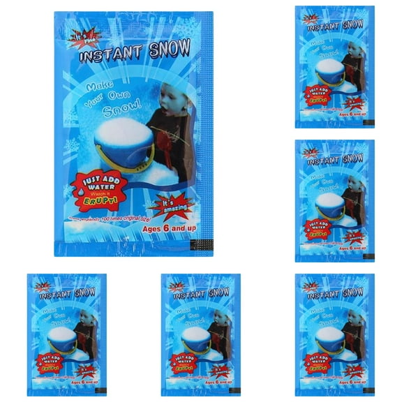 SSNTSY 20 Packs Instant Snow Powder Artificial Snow Slime Fake Snow Powder Super Absorbent Powder Fake Snow Expands 100 Times for Parties, Winter Decorations, Birthdays, and Science Play