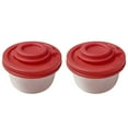 thumbnail image 1 of SSNTSY 2oz Mini Salt and Pepper Shaker Plastic Salt Shaker Spice Dispenser Airtight Pepper Container with Red Lid for Home Kitchen Dining Bar, 1 of 3
