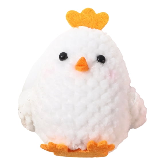 SSNTSY 3.15" Chick Decoration Plush Chicken Statue Little Chick Pendant Colorful Three-Dimensional Easter Chick for Home Holiday Party Supplies