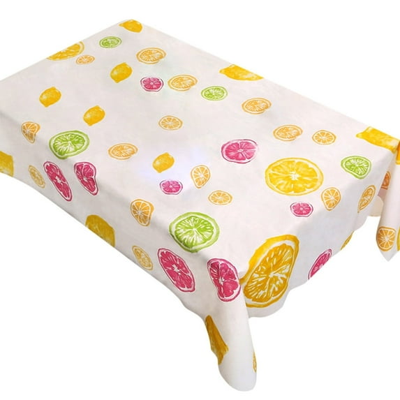 SSNTSY 35.4" X 54" Waterproof Tablecloth Decorative PVC Table Cloth Reusable Coffee Table Cloth Rectangle Table Cover for Indoor and Outdoor Kitchen Dining & Bar Dinner Table