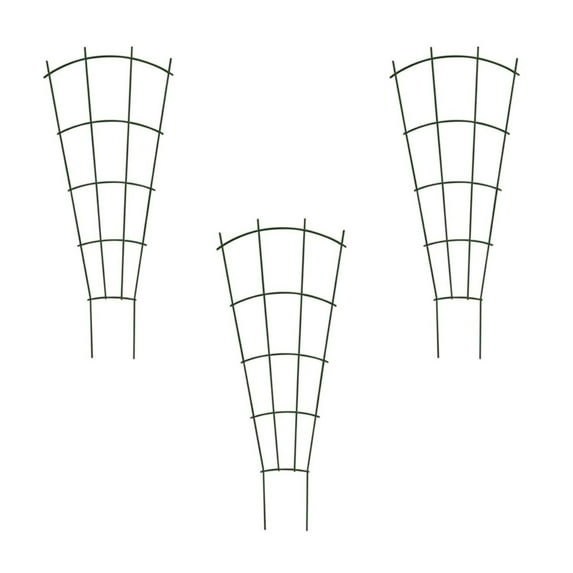 SSNTSY 3pcs 16" Plant Trellis Plant Support Plastic Climbing Plant Rack Potted Plant Cage for Clematis Vine Jasmine Support