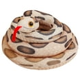 thumbnail image 1 of SSNTSY 63 inch Long Snake Plush Soft Stuffed Doll Realistic Cuddly Plushie Toy for Home Office Couch Sofe Decoration, 1 of 8