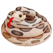 SSNTSY 63 inch Long Snake Plush Soft Stuffed Doll Realistic Cuddly Plushie Toy for Home Office Couch Sofe Decoration