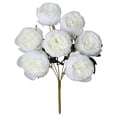 thumbnail image 1 of SSNTSY 7 Head Peony Bouquet Artificial Silk Flower 17 inch Realistic Flower Stem with Leaves for Home Decor, Wedding Bouquets DIY Crafts, 1 of 4