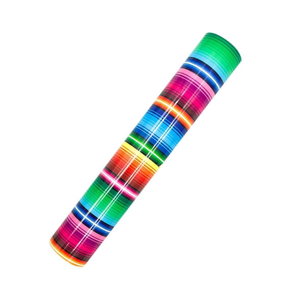 SSNTSY 9.8" x 11.8" Thermal Printing Transfer Film, Heat Transfer Vinyl Stripes, Striped Vinyl Sheets, Multicolored Printed HTV Adhesive Craft Vinyl for Clothing Costume DIY Fabric Craft