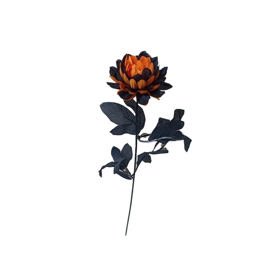 SSNTSY Artificial Dahlia Flowers, Gothic Long Stem Flower, 15 inch Lifelike Floral Ornament for Home Wedding and Party Arrangements