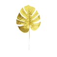 thumbnail image 1 of SSNTSY Artificial Palm Leaves Stem Gold Monstera Leaves Simulate Plant Personalized Tropical Plant for Home Living Room Kitchen Bedroom Bathroom, 1 of 8