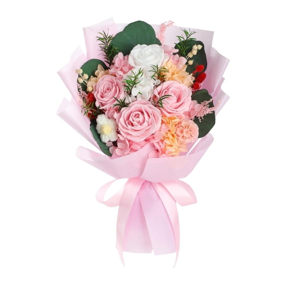 SSNTSY Flowers for Delivery Preserved Flowers Bouquet 11.8 inch Eternal Roses in Gift Box with Window Display for Birthday Wedding