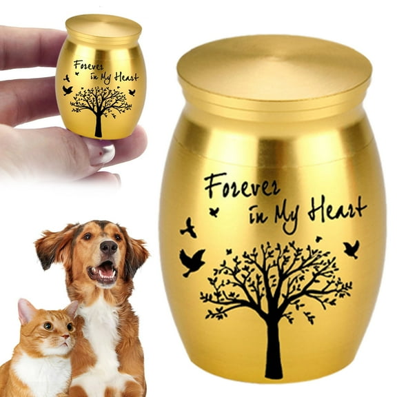 SSNTSY Mini Urn for Human Ashes - 1 x 1.5 Inch Colorful Ashes Keepsake, Small Cremation Urn for Human Pet Ashes, Portable Decorative Urns, Small Memorial Pet Urn, 1PCS