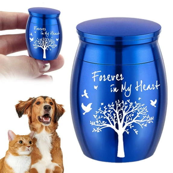 SSNTSY Mini Urn for Human Ashes - 1 x 1.5 Inch Colorful Ashes Keepsake, Small Cremation Urn for Human Pet Ashes, Portable Decorative Urns, Small Memorial Pet Urn, 1PCS