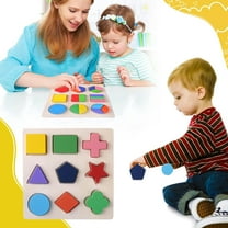 SSNTSY Montessori Toys for 1 2 3 Years Old Toddlers Wooden Shape Sorter Toys Gifts for Baby Boys Girls 13 Sorting & Stacking Educational Learning Shape Color Puzzle Toys
