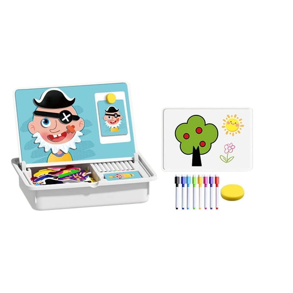 SSNTSY Puzzles Dress Up Travel Game Magnetic Jigsaw Puzzle Boxes with Game Board for Indoor Oitdoor Travel Game, Dressing