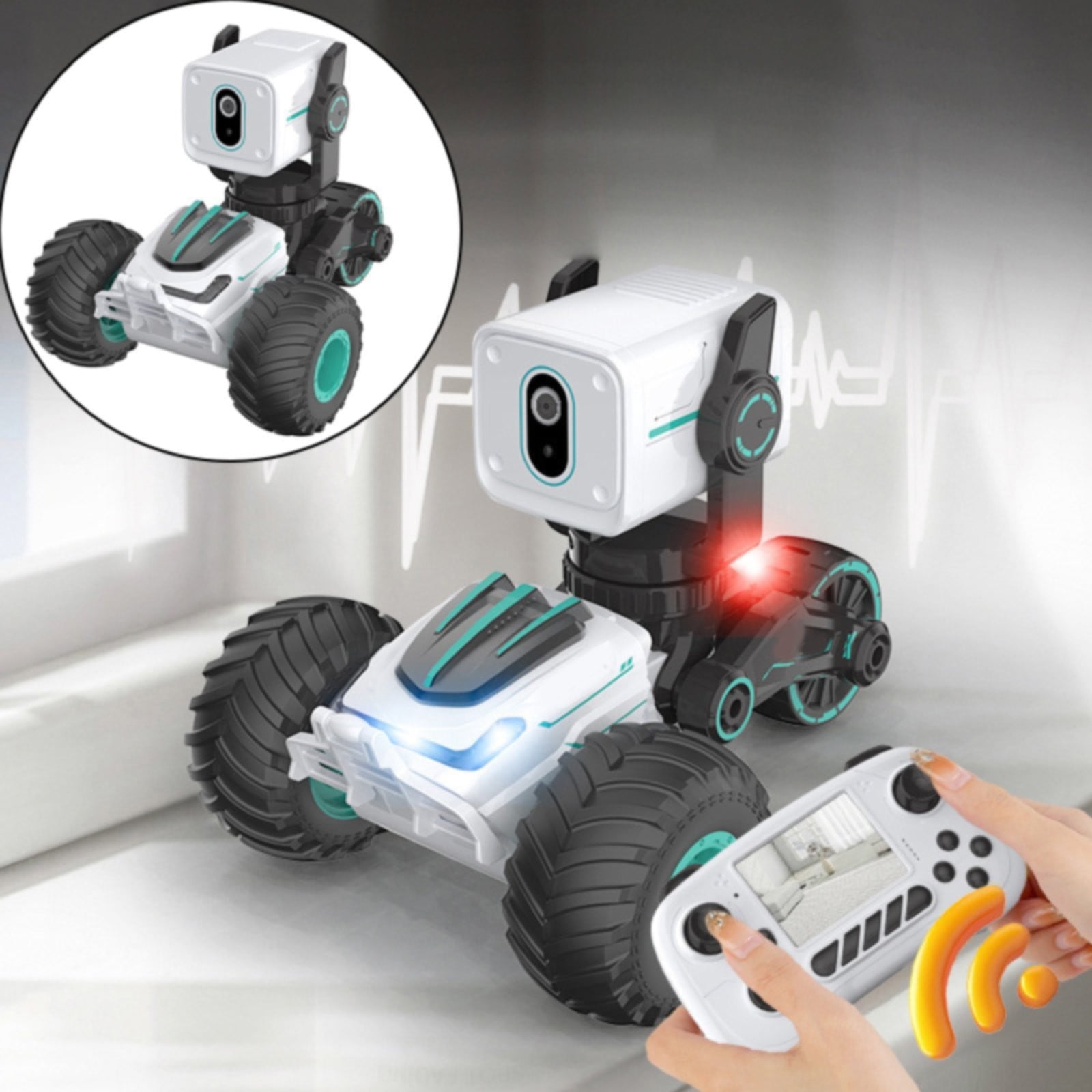 SSNTSY RC Car with Camera for Kids Remote Vehicle Toy Real Time Video ...