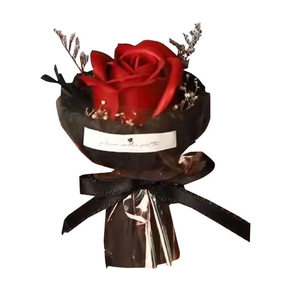 SSNTSY Soap Rose Bouquet Gift Set - Handmade Floral Scented Soap Flowers for Birthday, Home & Party Decor