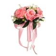 thumbnail image 1 of SSNTSY Wedding Bouquets for Bride, Artificial Flower Bouquets, 9 inch Tossing Roses Flower for Bride Wedding Marriage Proposal Party Church Decoration, 1 of 8