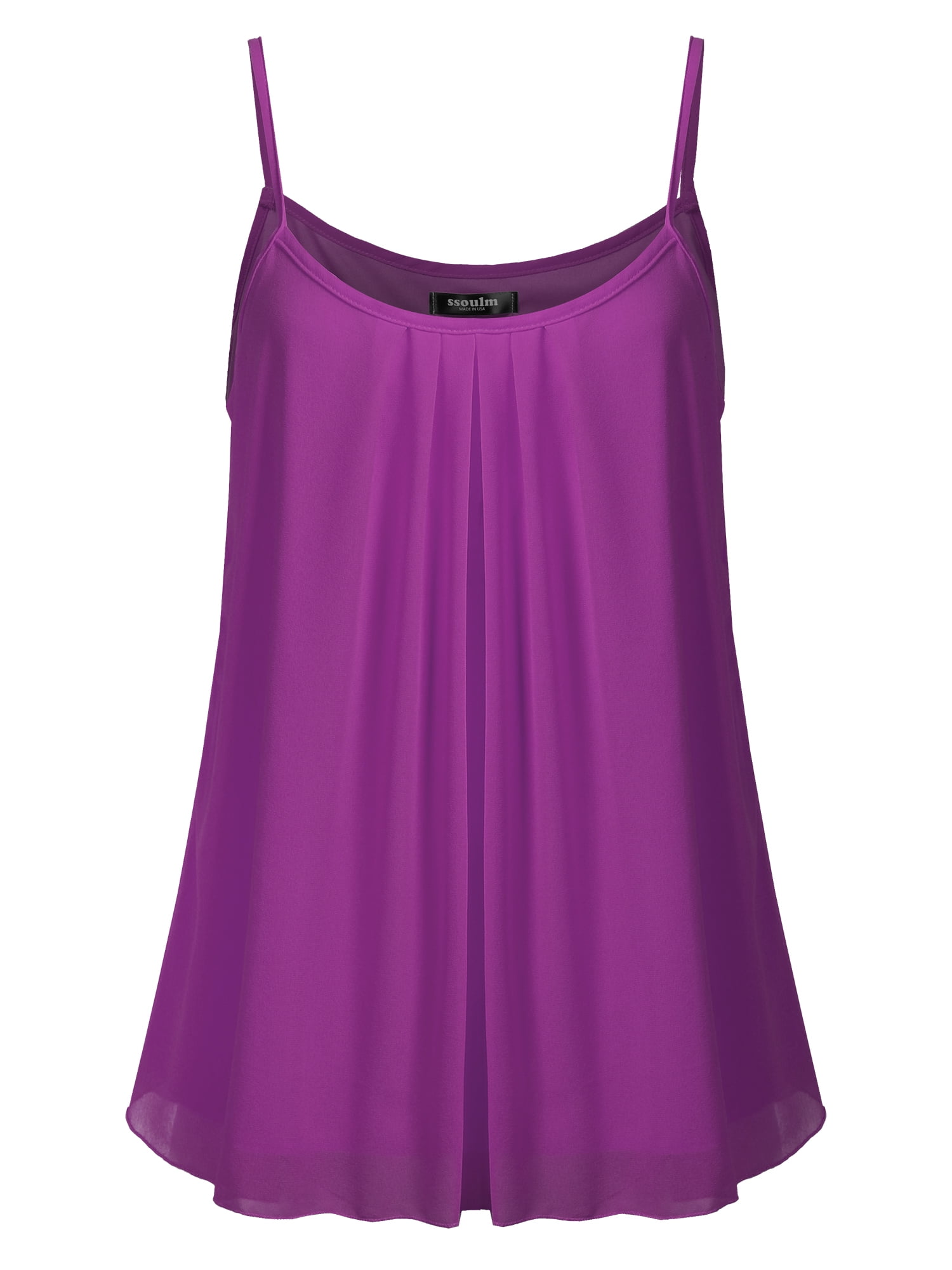 Women & Plus Seamless Triple Criss Cross Front Long Cami