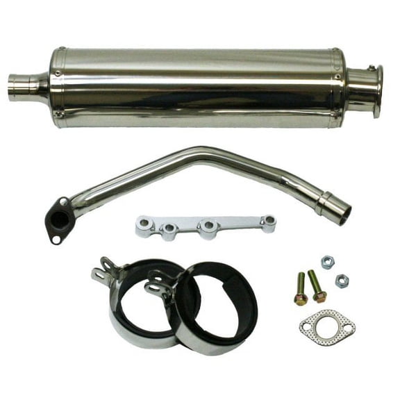 SSP-G 2nd Gen GY6 Round Stainless Performance Exhaust