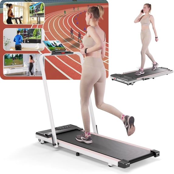 SSPHPPLIE Electric Exercise Treadmill,Treadmills for Home Foldable with APP Control,Running Machine with Training Courses