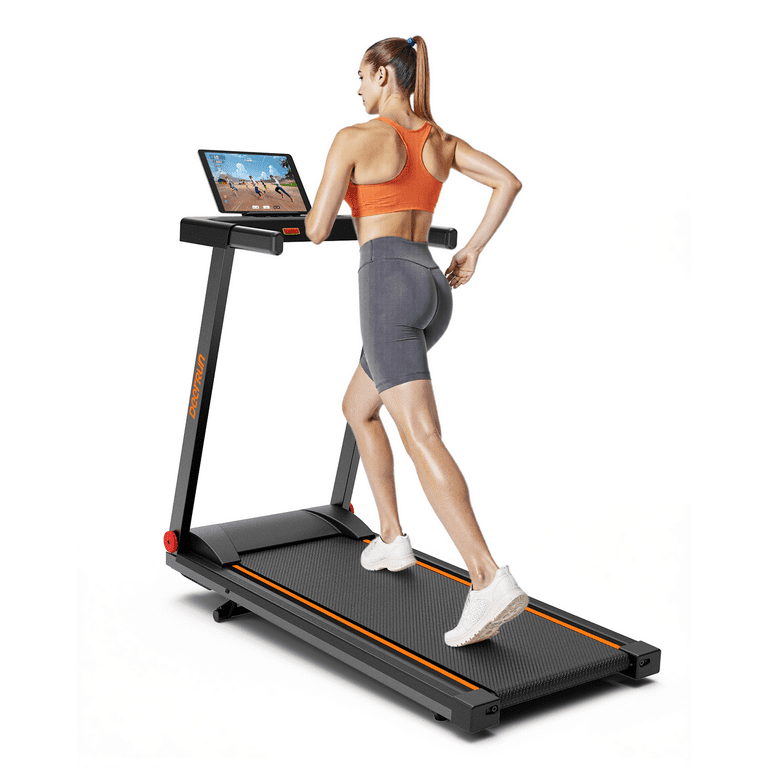 SSPHPPLIE Folding Treadmill, 3.5HP Motor, 350lbs Capacity, 0.6
