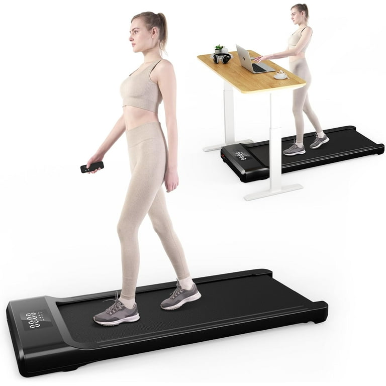 SSPHPPLIE SupeRun Walking Pad 300lb, 40*16 Walking Area Under Desk  Treadmillwith Remote Control 2 in 1 Portable Walking Pad Treadmill for  Home/Office(Black) 