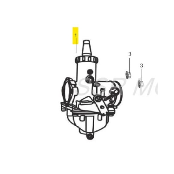 SSR OEM Pitbike Complete Carburetor Assembly SR125 A00352-12-00