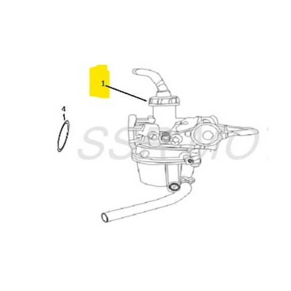 SSR OEM Pitbike Complete Carburetor Assembly SR70 SR110 A00328-12-00