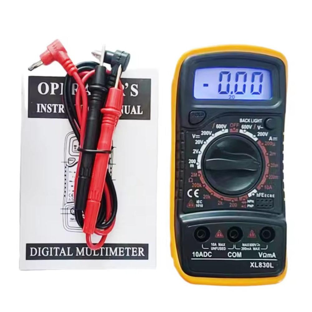 SSRoirvbb Yellow Digital Multimeter High-Precision Voltage And Current ...