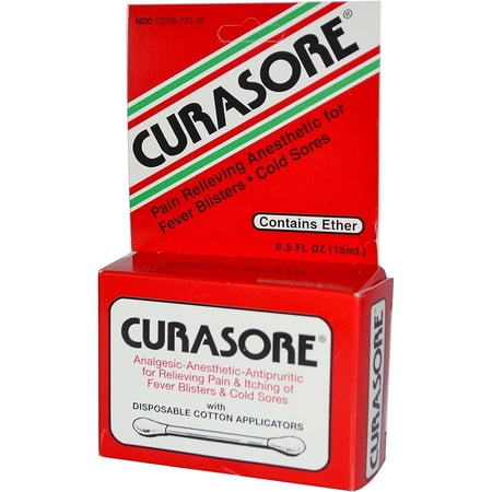 SSS Curasore Analgesic with Disposable Cotton Applicators, 0.5 Oz.
