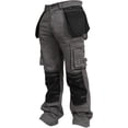 thumbnail image 1 of SSS Gray Pants for Men Construction Decorators Painters Pants Relaxed Fit Double Knee Work Utility Trousers Durable, 1 of 1