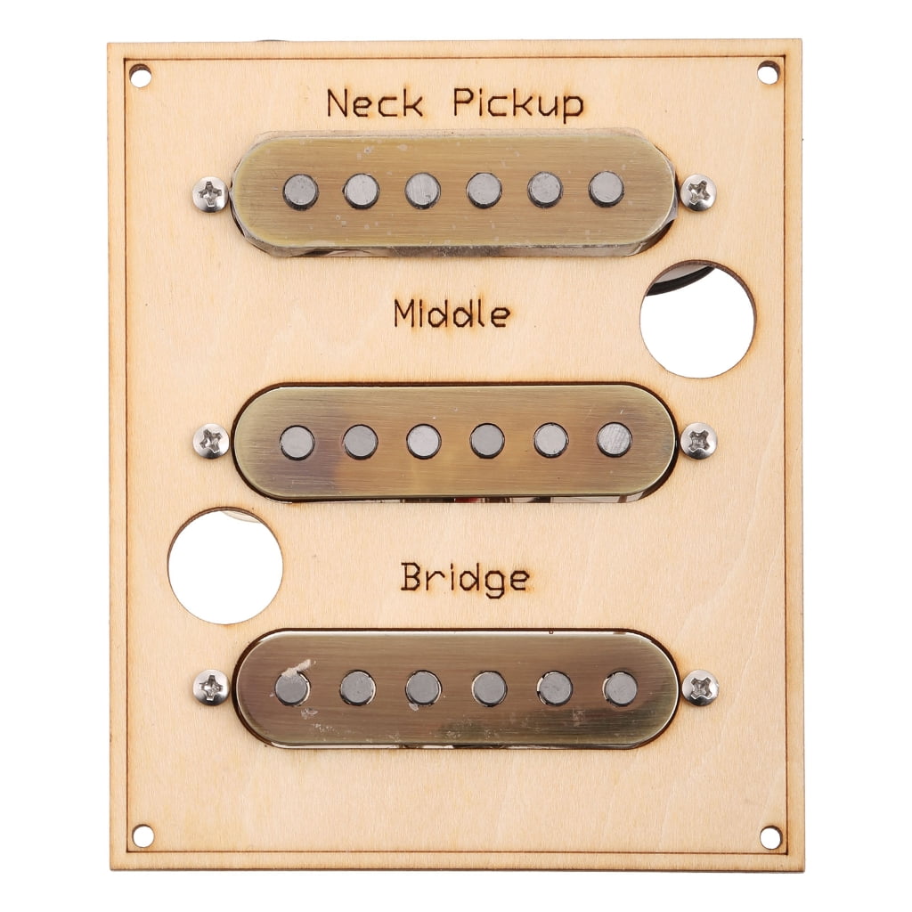 SSS Prewired Loaded Pickguard Scratchplate for Alnico V Pickups for Electric Guitars Pickups Replacement Parts Set