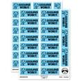thumbnail image 1 of SSSSuper Super Work Snake Teacher Student School Sticker Set - Light Blue - Matte Finish - 2.00" Large, 1 of 7