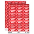 thumbnail image 1 of SSSSuper Super Work Snake Teacher Student School Sticker Set - Red - Gloss Finish - 1.75" Medium, 1 of 7