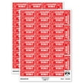 thumbnail image 1 of SSSSuper Super Work Snake Teacher Student School Sticker Set - Red - Matte Finish - 1.5" Small, 1 of 7