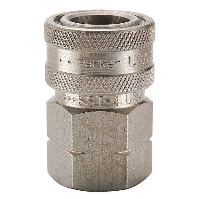 SST2 Series ST Stainless Steel High Flow Hydraulic Quick Coupler with