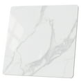 thumbnail image 1 of SSTBLEV Square Table Top, 35.4” White Sintered Stone Tabletop, DIY Replacement & Cover Marble Desktop, 1 of 6