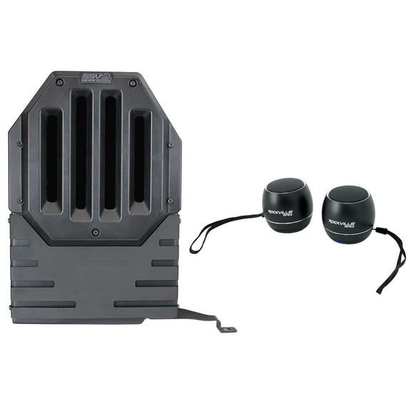 SSV 10" Subwoofer Box Sub Enclosure For 2017-Up Jeep Wrangler JL 4 Door+Earbuds