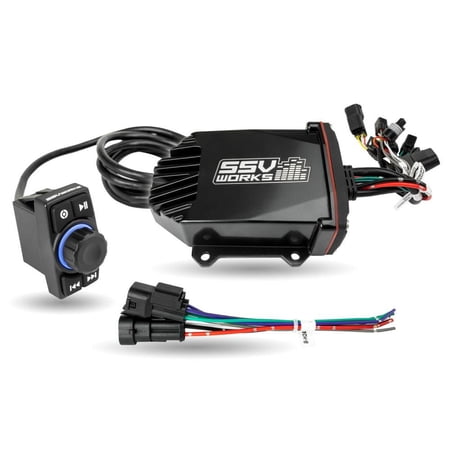 SSV Works 200-WP-MRB2R Bluetooth Rocker Switch Audio System w/ 200W Amplifier