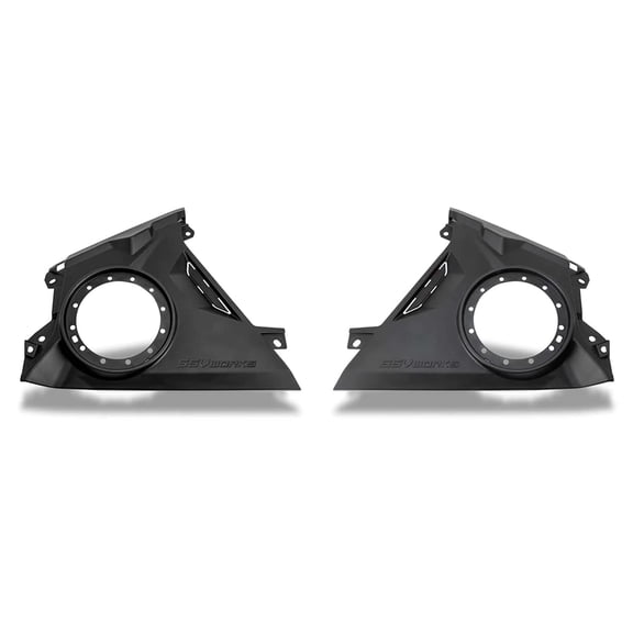 SSV Works 2024 Can-Am Maverick R Front-Dash 6.5" Speaker-Panels Unloaded