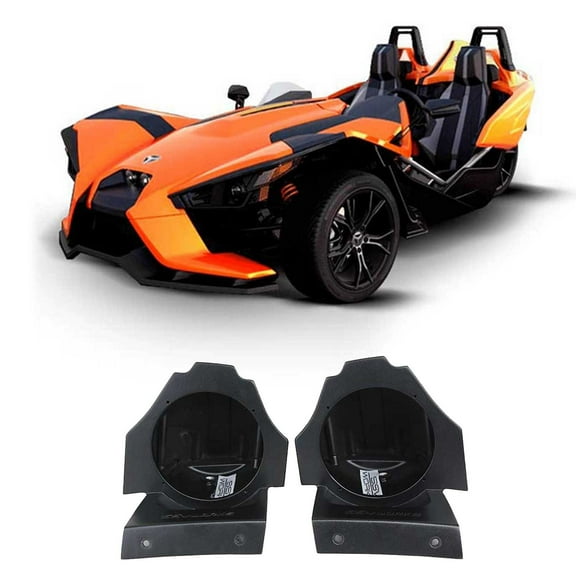 SSV Works Polaris Slingshot 6.5" Behind Seat Under Hoops Speaker Pod Enclosures