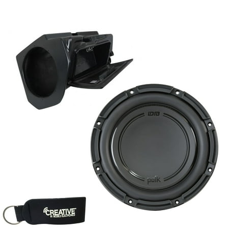 SSV Works RZ4-GB10U Enclosure Compatible With Polk Audio DB1042SVC 10" Sub, Fits 19+ Polaris RZR Turbo S and XP1000