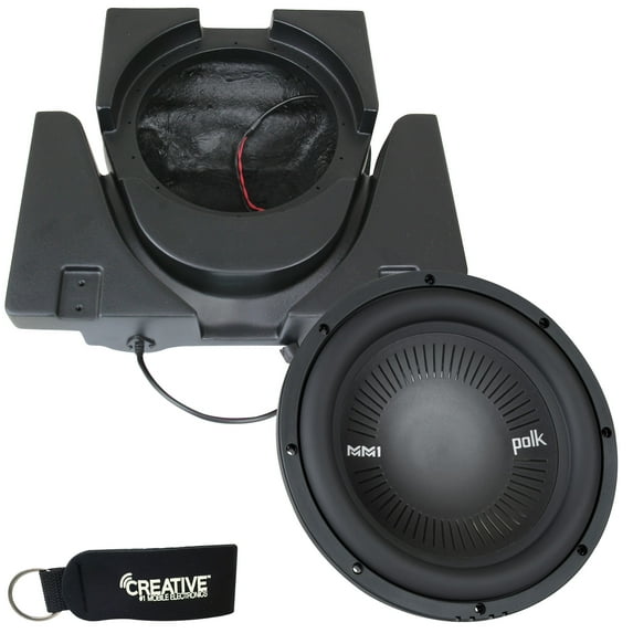 SSV Works X3-USL10U Sub Enclosure Compatible With Polk Audio MM1042DVC Subwoofer For Can-Am Maverick X3 and X3 Max