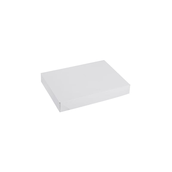 SSWBasics 11 1/2 x 8 1/2 x 1 5/8 inch White Apparel Boxes - Case of 100