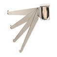 thumbnail image 1 of SSWBasics 12" Adjustable Chrome Shelf Bracket for Slatwall - Pack of 3- Chrome Adjustable, 1 of 2